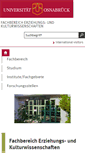 Mobile Screenshot of fb3.uni-osnabrueck.de