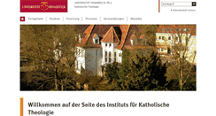Desktop Screenshot of kath-theologie.uni-osnabrueck.de