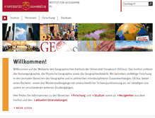 Tablet Screenshot of geographie.uni-osnabrueck.de