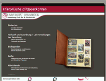 Tablet Screenshot of bildpostkarten.uni-osnabrueck.de