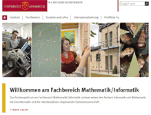 Tablet Screenshot of mathinf.uni-osnabrueck.de