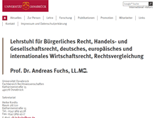 Tablet Screenshot of fuchs.jura.uni-osnabrueck.de