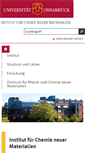 Mobile Screenshot of chemie.uni-osnabrueck.de