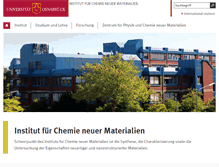 Tablet Screenshot of chemie.uni-osnabrueck.de