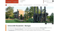 Desktop Screenshot of biologie.uni-osnabrueck.de